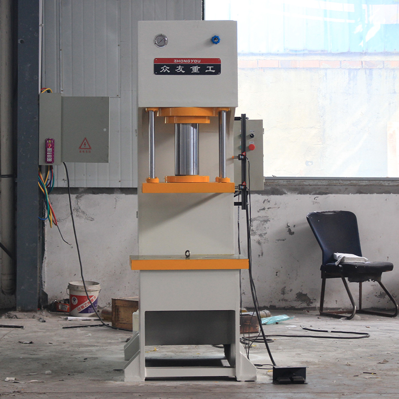 100噸四柱導向單臂液壓機