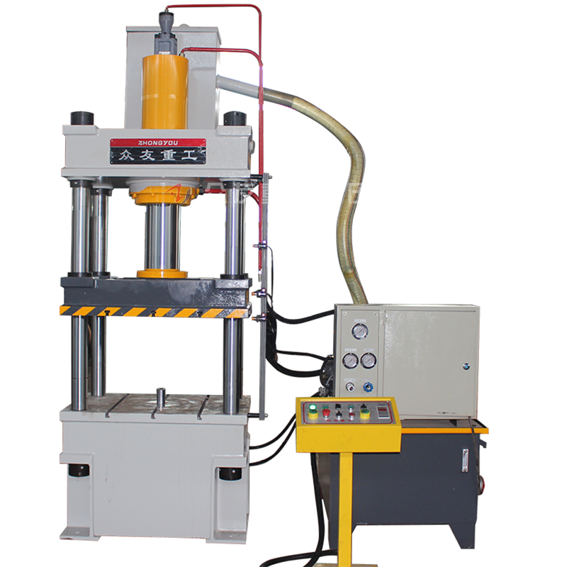 100噸不銹鋼餐具拉伸四柱液壓機 100T金屬成型油壓