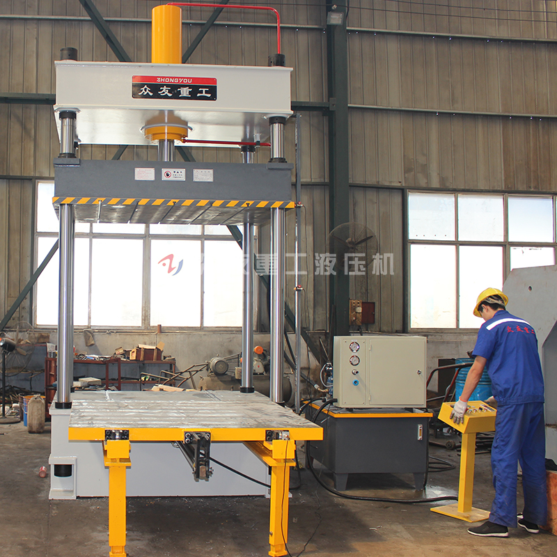 100噸移動工作臺四柱液壓機