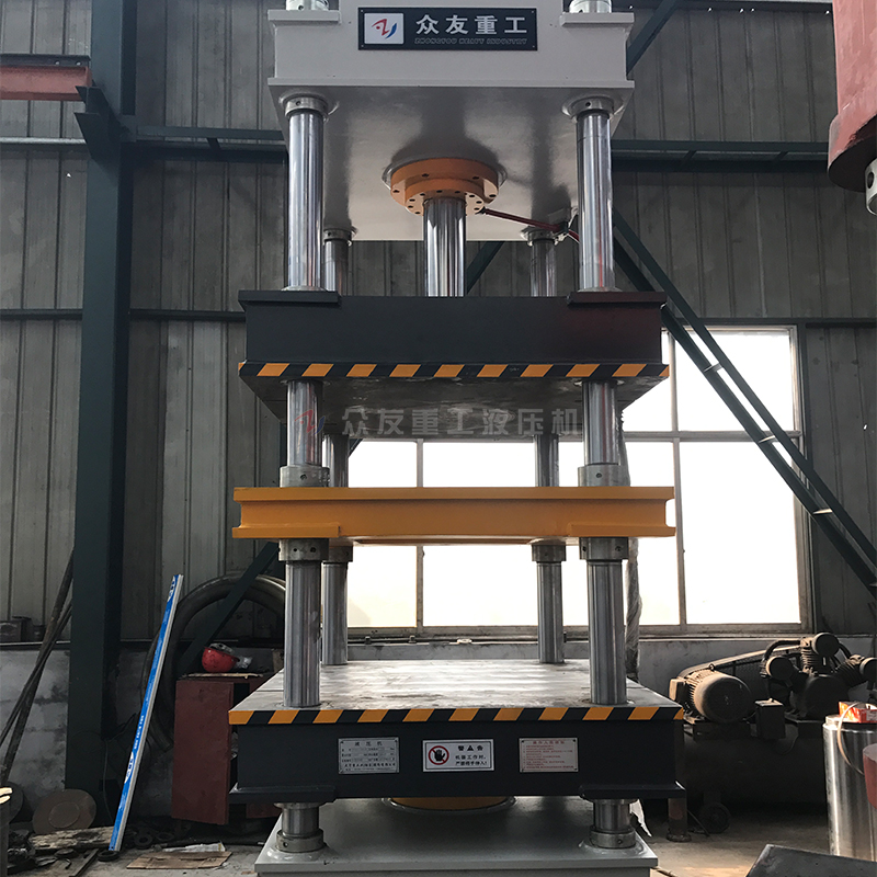 100噸五梁四柱雙動防火板專用液壓機
