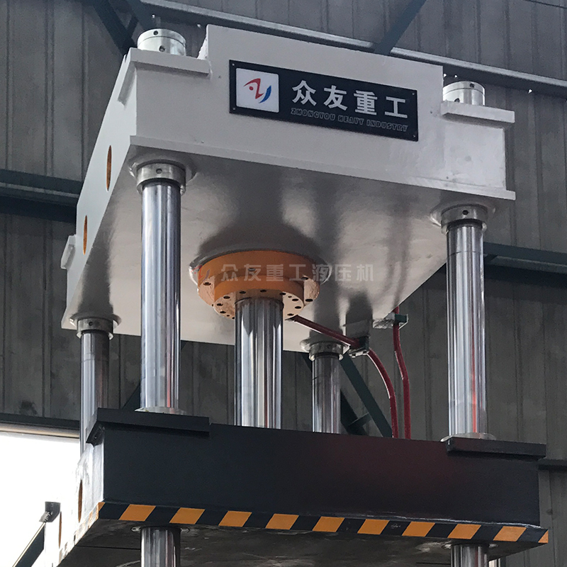 100噸五梁四柱雙動防火板專用液壓機