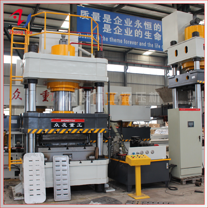 500t油壓機頂出無壓力問題分析